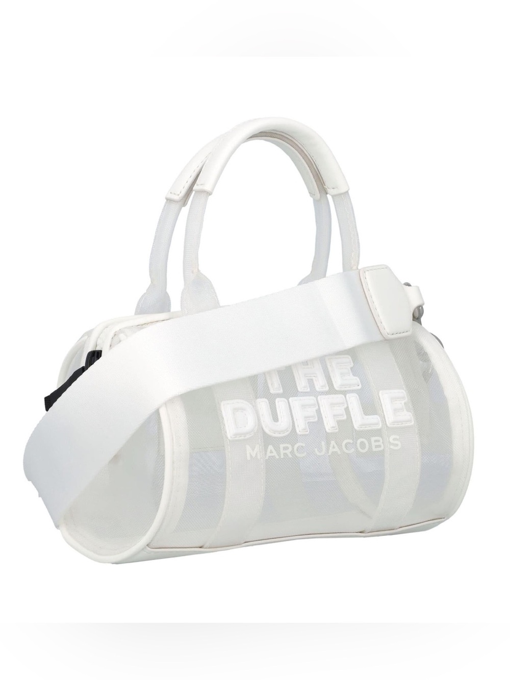MARC JACOBS The Duffle Bag Mini Mesh Barrel Crossbody